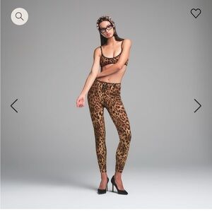 Dolce & Gabbana x Skims Leopard Print Leggings